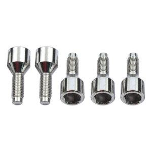 Mounting bolt, brake drum,. Chrome