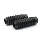 Bobber boots 49mm tubes. Black