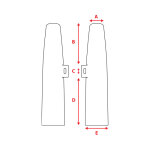 MCS, fork shrouds for 39mm forks. Black