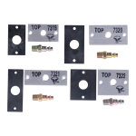 Brake bleeder air kits (4-p)