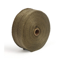 Exhaust insulating wrap. 2" wide. Copper