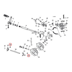 Roller, transmission shifter finger
