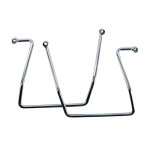 Saddlebag support kit. Chrome