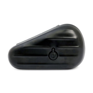Teardrop tool box ribbed. Black