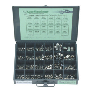 Nylon locknut assortment tray