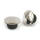 Stainless steel gas cap set, domed
