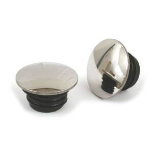 Stainless steel gas cap set, domed