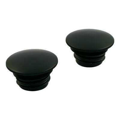 Black gas cap set, domed