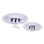 BDL, primary pulley domes for 3" drives. Polished