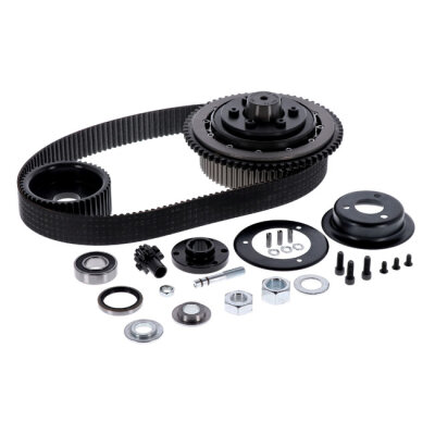 BDL, bolt-in elec. start 8mm belt drive kit. Softail
