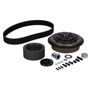 BDL, bolt-in elec. start 8mm belt drive kit. Shovelhead