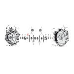 Washer, sprocket shaft bearing