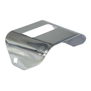 73-up taillight visor. plain. Chrome