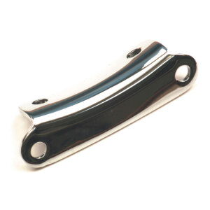 Oil tank mount bracket. Chrome