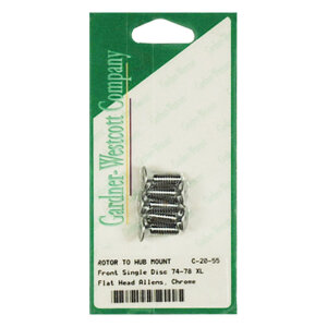 Brake rotor bolt kit, tapered