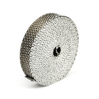 Thermo-Tec, exhaust insulating wrap. 1" wide. Platinum
