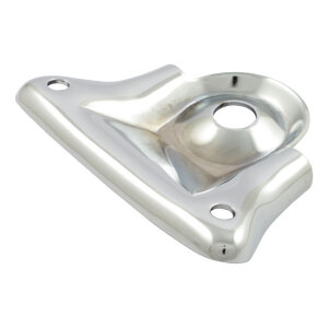 Mounting bracket for 7" Hydra headlamp. Chrome