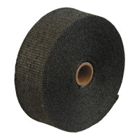 Thermo-Tec, exhaust insulating wrap. 1" wide. Black