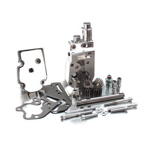JIMS, Flow Pro 1 billet oil pump kit. Polished