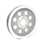Reproduction OEM style wheel pulley 61T, 1-1/8" belt. Silver