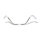 2-piece Buckhorn style handlebar 1" chrome