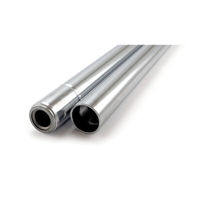 Fork tubes 41mm, 26-7/8". show chrome