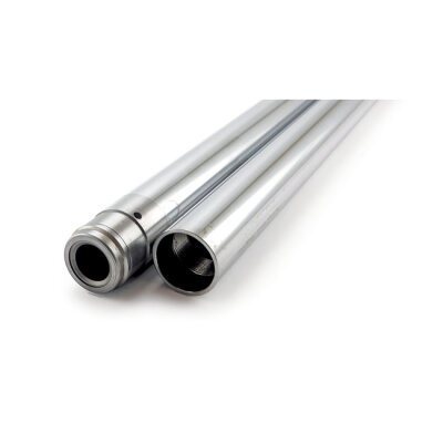 Fork tubes 41mm. 24-7/8". show chrome