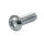 Chrome button torx bolt 10/32 x 1 inch