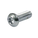 Chrome button torx bolt 3/8-16 x 1 1/4