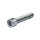 Polished allen bolt, chrome 1/4-20 x 1