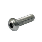M8 x 10mm buttonhead bolt, polished ss