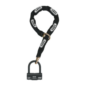 Abus Granit 58 Padlock & black loop chain