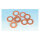 James gasket, damper tube bolt