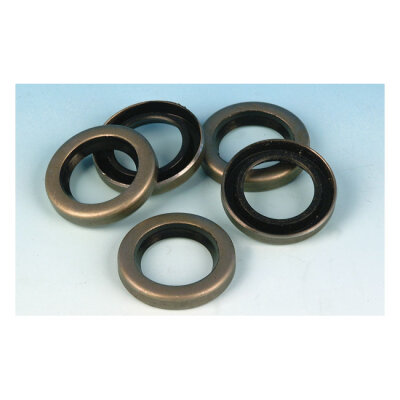 James, oil seal starter shaft. Metal OD