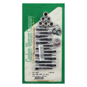 Gardner-Westcott, foot peg mount kit. Chrome