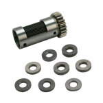 S&S, steel breather valve & spacer set....