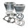 S&S, 88" to 97" big bore cylinder & piston kit. Silver