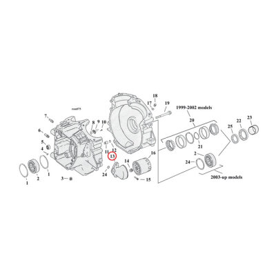 S&S, Twin Cam billet oil filter mount kit. Chrome