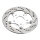 K-Tech front right brake rotor 8.5" stainless,polish center