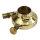 K-Tech DeLuxe external throttle housing. Polished brass