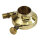 K-Tech DeLuxe external throttle housing. Polished brass