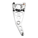 K-Tech Super Freni rear caliper bracket. Polished