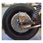 K-Tech Super Freni rear caliper bracket. Raw