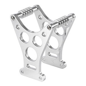 KustomTech, Dragster style fork brace. Polished