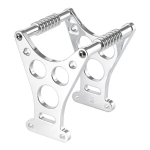 KustomTech, Dragster style fork brace. Polished
