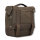 Burly, Voyager saddlebag. Dark Oak canvas