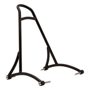 Burly, sissy bar. 13" black, no backrest pad