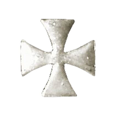 Biker pins Maltese cross pin silver