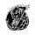 Biker pins Grim reaper pin