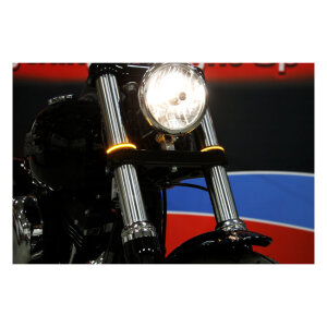 Custom Dynamics Eclipze® LED fork wrap around turn signal